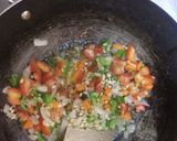 A picture of step 1 of Veg Upma.