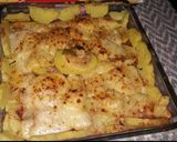 A picture of step 6 of Baked Potato spaghetti.