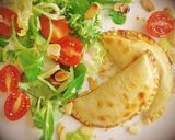 Foto del paso 11 de la receta Empanadillas rellenas de jamón con bechamel
