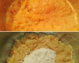 Foto del paso 9 de la receta Canelones rellenos de puerros y langostinos con bechamel de romesco