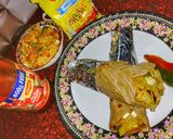 A picture of step 18 of Maggi Roll.