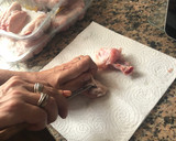 Foto del paso 1 de la receta: 342. Chupa chups de pollo rellenos con salsa chutney de mango en Airfryer (principal carne)