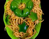 A picture of step 6 of Veg hukka noodles.
