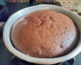 A picture of step 5 of #CookpadTurns6#Eggless Chocolate and dry fruit Cake.