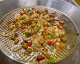 Foto del paso 1 de la receta Arroz con churrasco y pollo al curry con aroma de tomillo