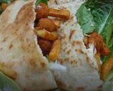 A picture of step 4 of Chicken Popcorn Shawarma.
