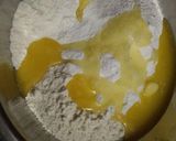 A picture of step 3 of Swiss roll tutti frutti cookies.