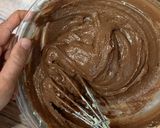 Foto langkah ke 5 dari resep Toufu Microwave Choco cake (tanpa mixer dan tanpa oven.