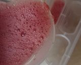 Foto del paso 4 de la receta: Heladito fácil y saludable de sandía 🍉 Sandía helada 🍉2 ingredientes 🍉🍋Paleta o polo de sandía