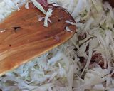 A picture of step 3 of Carrot cabbage poriyal.