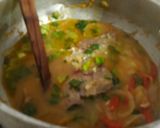 Foto del paso 5 de la receta: Hígado con verduras (acompañado de arroz con queso)
