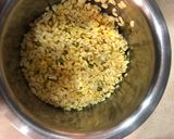 A picture of step 2 of Mung dal Halwa.