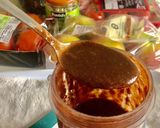 A picture of step 2 of Banana Pencake with vegan nutella.
