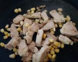 A picture of step 1 of My Sweet Chilli Chicken & Mushroom Enchilada. 😀.