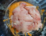 A picture of step 1 of Chicken Roll.