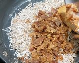 A picture of step 1 of Nariyal gur laddu.