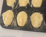 A picture of step 4 of Madeleines.