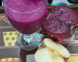 Foto langkah ke 3 dari resep Jus Buah Naga Merah Campur Apel.