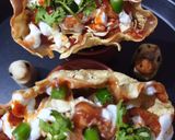 पापड़ कोन मूंगरिंग चाट (Papad cone moongring chaat recipe in Hindi) रेसिपी चरण 7 फोटो