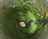 A picture of step 2 of Green garlic chattny.