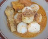 Foto langkah ke 4 dari resep Lontong kari ayam dan tahu.