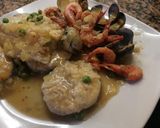 Foto del paso 5 de la receta Merluza con gambas y almejas