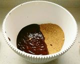 Foto del paso 2 de la receta Brownie de chocolate con dulce de leche y helado de vainilla