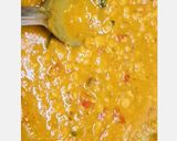 A picture of step 8 of Sindhi Dal Pakwan.