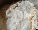 A picture of step 2 of Oats veggies chilla.