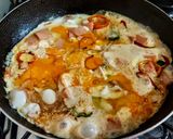 Foto del paso 3 de la receta: HUEVOS,🌶️Pimientitos Y🐽Jamón York...!