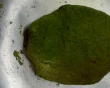 A picture of step 2 of Palak puri.