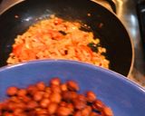 A picture of step 4 of Kalay chana chaat.