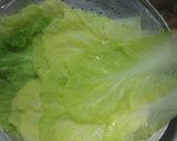 Foto langkah ke 2 dari resep Sawi putih gulung isi ayam tahu.