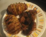 Foto del paso 6 de la receta Patatas hasellback con carne adobada