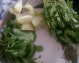 A picture of step 1 of Indian gooseberry chutney.