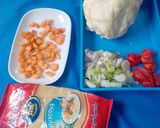 A picture of step 1 of Dambun cous cous.