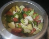 A picture of step 1 of Pav bhaji.