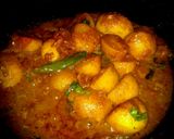 নিরামিষ আলুর দম(Niramis aloor dum recipe in Bengali) রেসিপি ধাপ - 5 ছবি