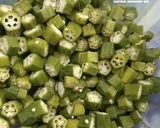 A picture of step 3 of Bhindi pyaza 😋.