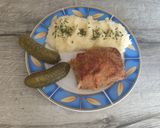 2013. Dupla sajttal sonkával töltött kirántott karaj recept fázis 8 fotója