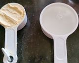 A picture of step 2 of Bread Vanilla Pudding(no eggs).