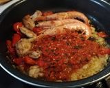 Foto del paso 4 de la receta: Gazpachos manchegos con pollo y gambones al estilo de mi madre