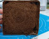 Foto langkah ke 5 dari resep Roti Tawar Coklat (eggless).