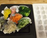 A picture of step 11 of Cute and Easy Vegetable Terrine Using a Takoyaki Maker.