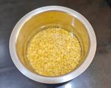 A picture of step 1 of Bihari Dal Pithi.