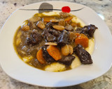 Foto del paso 11 de la receta: Estofado de venado con setas sobre puré de patatas