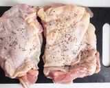 A picture of step 1 of Garlic Mustard Yogurt Chicken.