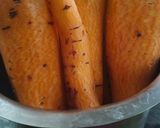 A picture of step 1 of Carrot Halwa.