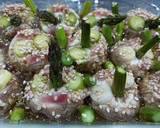 Foto del paso 2 de la receta: Champiñones rellenos 🍄 de queso feta 🍴