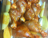 Foto del paso 5 de la receta: Muslitos de pollo asados con tomatitos y champiñones